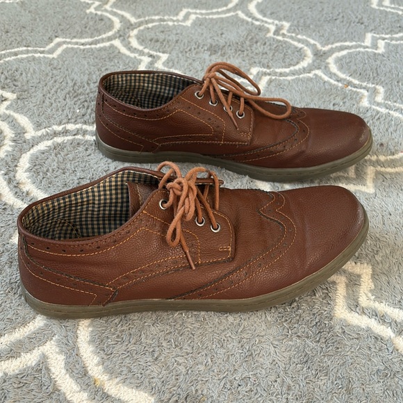 Ben Sherman Men’s Brown Oxford- size 10 - Picture 1 of 6